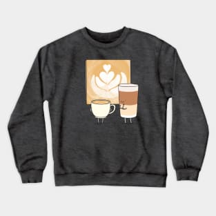 Latte art Crewneck Sweatshirt